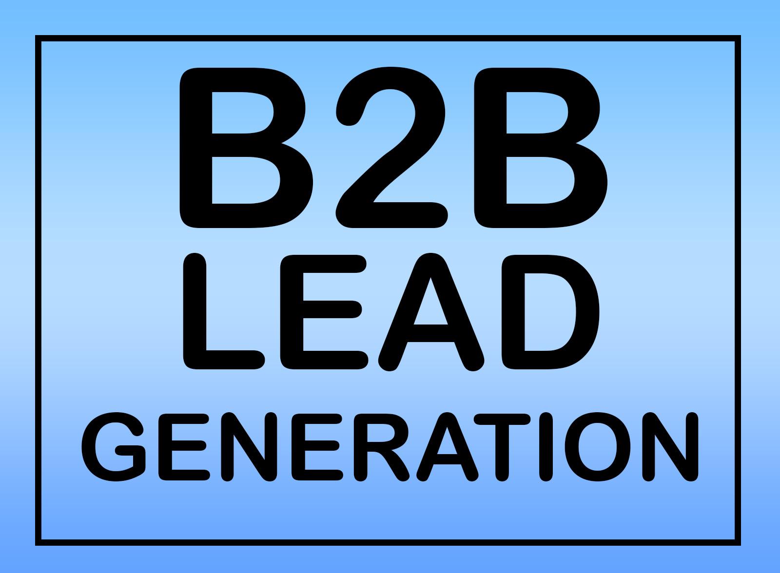 I will provide B2B lead generation, collect business...