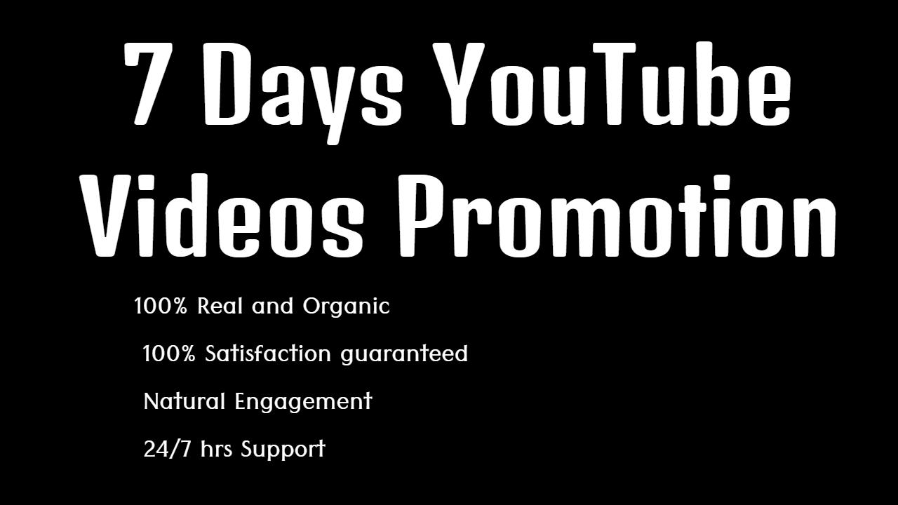 YouTube Video Promotion via Share on my Website with ...