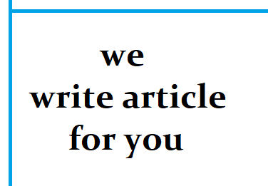 we will write awesome article for you in english lang...