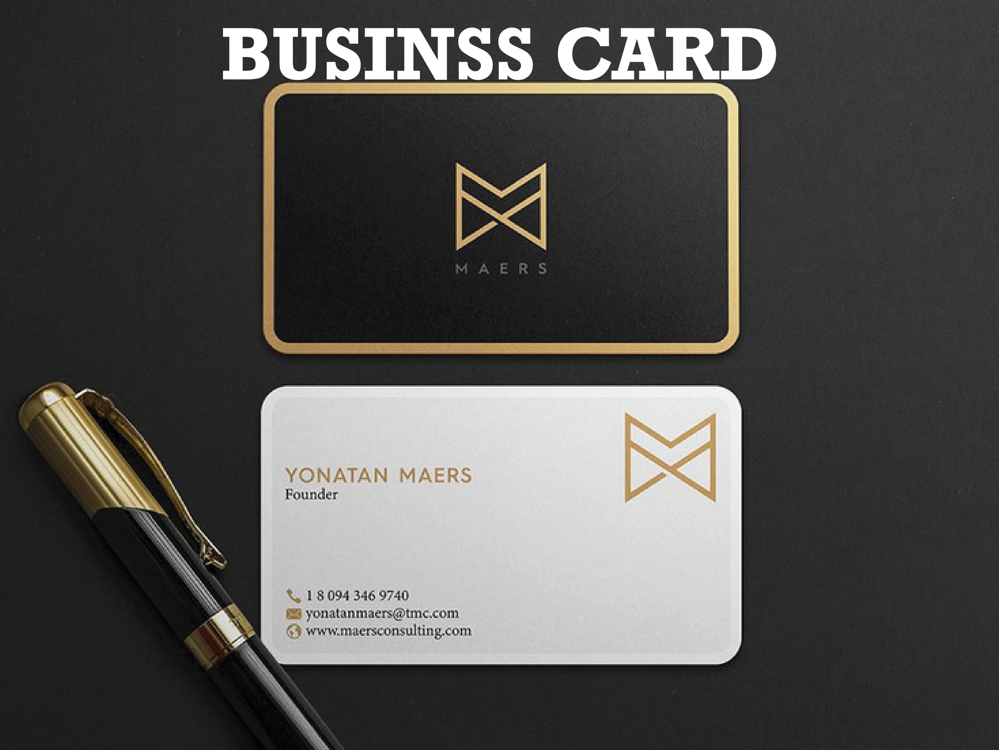 I am expert in professional business card design