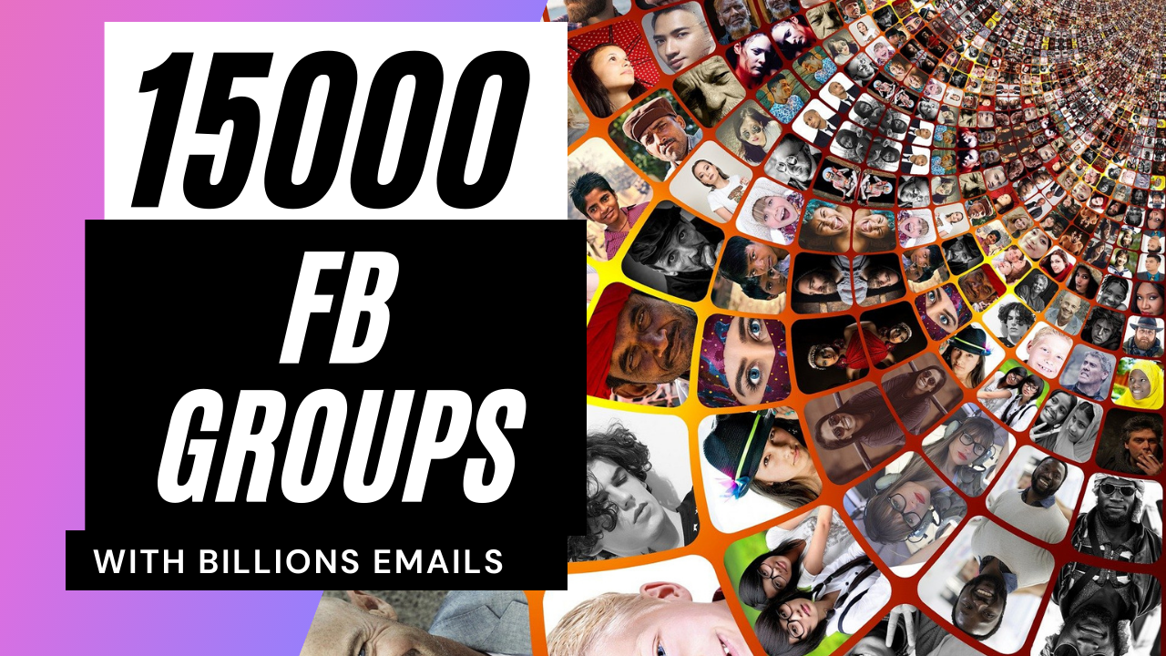 15000 Groups with billions emails US, Australia, Cana...