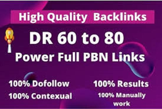 I will provide 10 permanent high quality DR 60 to 80 ...