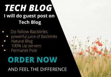 Write and Publish 8 guest post on high DA website