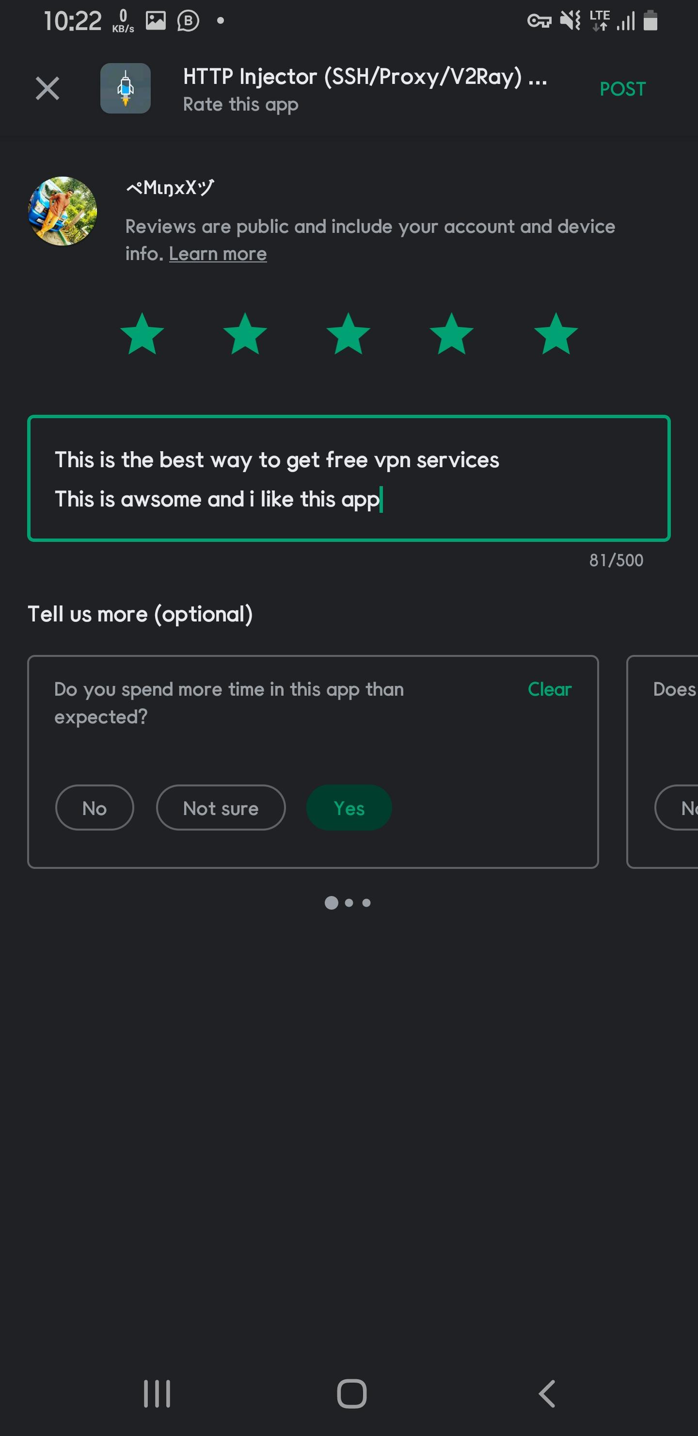 Making positive feedbacks and good rating for you