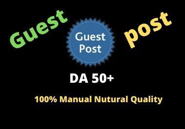Write and Publish Best 5 Guest Post High Authority DA...