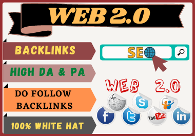 25 web2.0 high authority unique contextual high da pe...