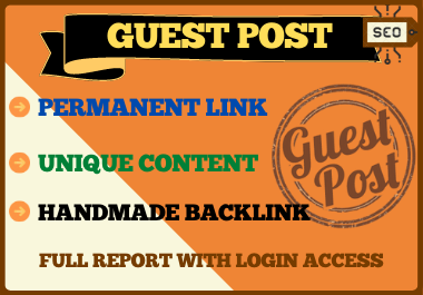 Write and publish 11 Guest Post High Authority websit...