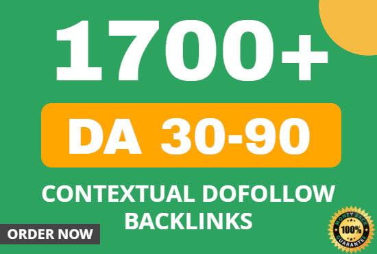 I will create 1700plus ultra SEO contextual dofollow ...