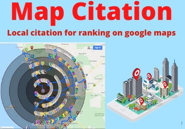 I will create manually Top 500-600 Maps Citation for ...