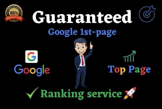 Offer for you Guaranteed Google 1st Page Ranking with...