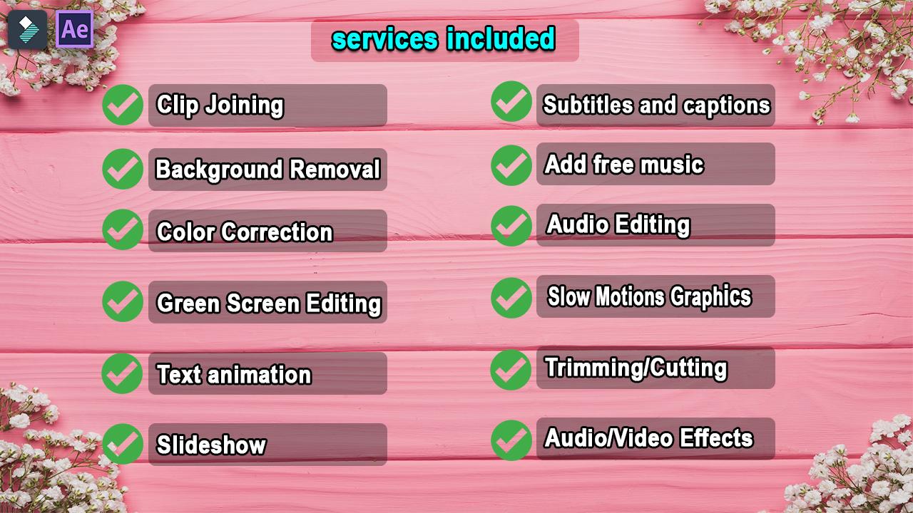 I will do professional video editing and post product...