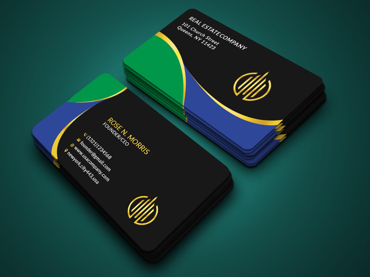 design modern minimalist luxury business card