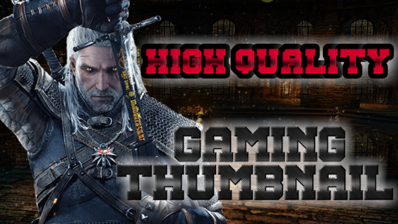 I will design attractive youtube thumbnail in 8 hours