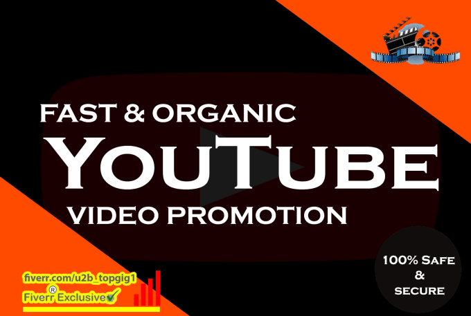 I give you 150 super fast organic youtube promotion b...
