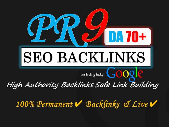 I will best quality high authority pr9 profile backli...