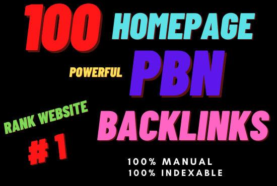 I will make 100 high da pa tf cf permanent homepage b...