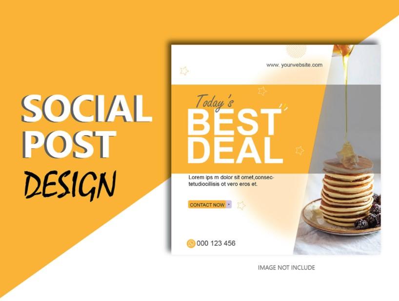 I am expert in creating unique social media post desi...