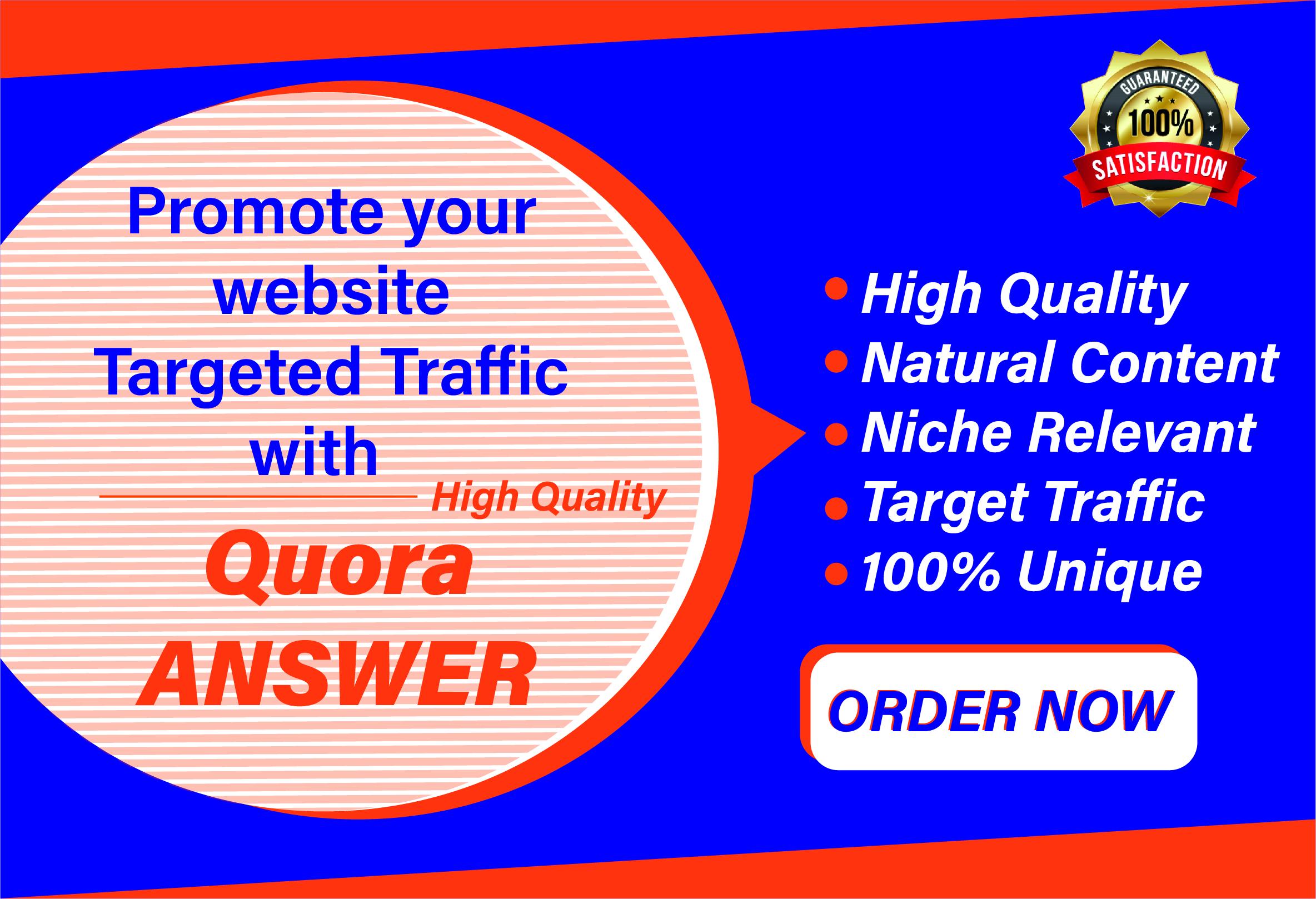 Promote your website traffic with 10 High Quality Quo...