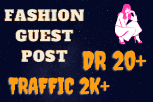 Fashion/Lifestyle Guest Post with high traffic
