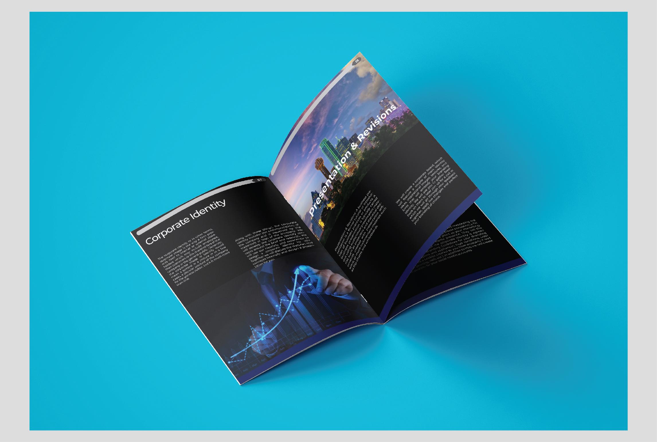I Will Design Company Brochure or Business Catalog Fo...