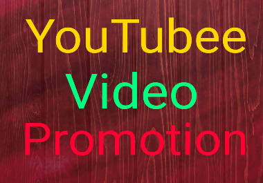 Best YouTube Video Promotion and very fast Delivery.