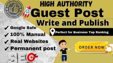 I will write 500+ words unique article and publish 10...