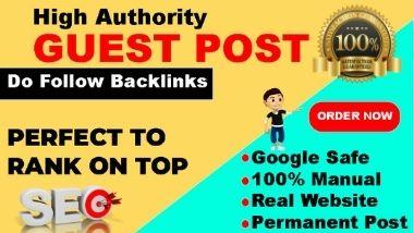 I Will Publish Permanent 15 High DA PA Guest Post SEO...