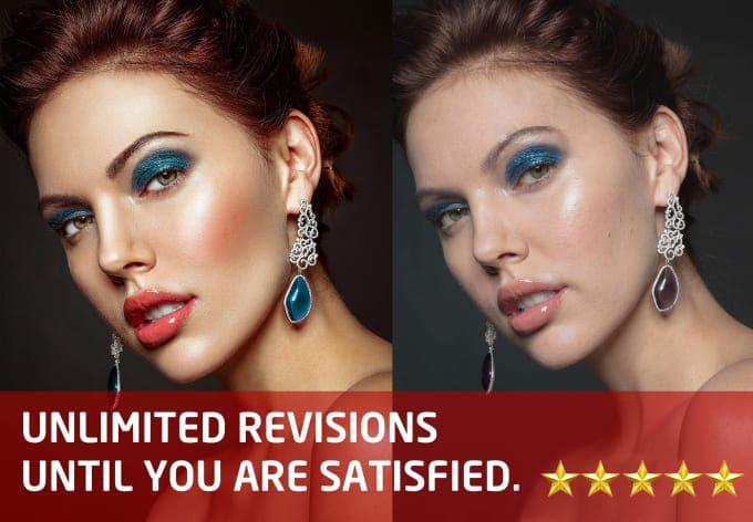 I will do professional portrait retouching business p...