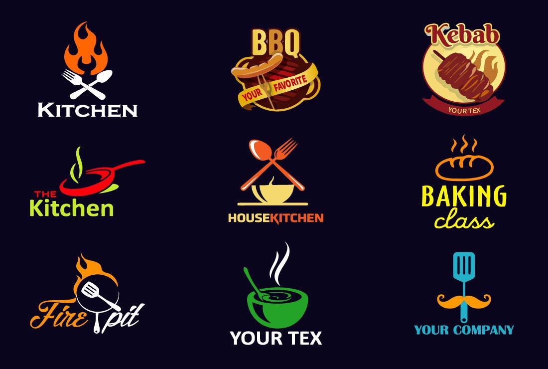 I will design a creative food, bakery, cafe, bbq, ...