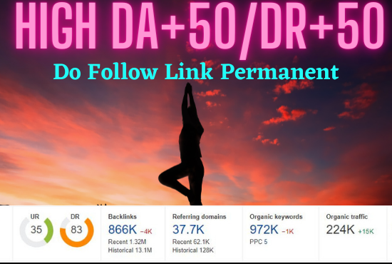 I Will DO High DA Guest Post With DA+50/DR+50 with Ge...