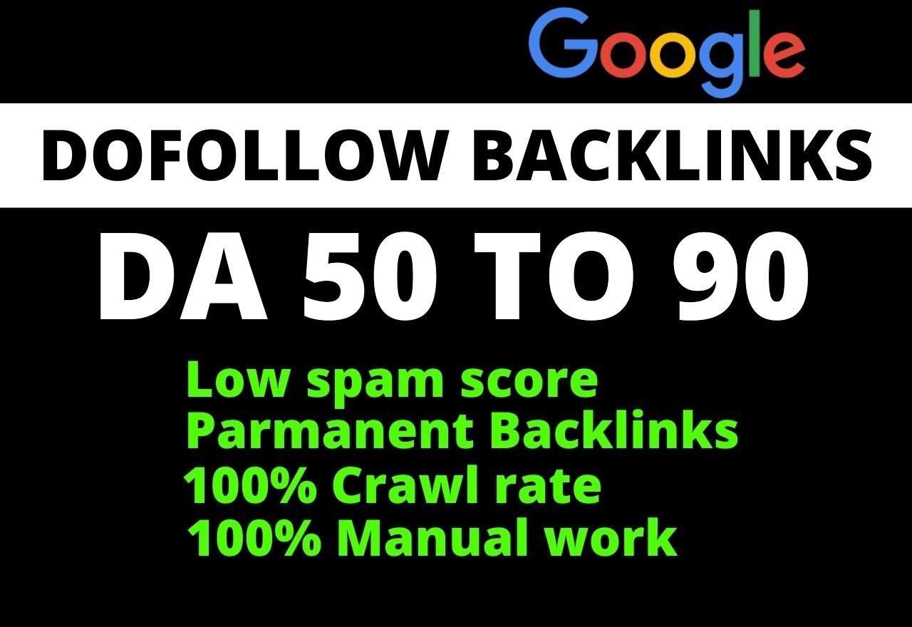 I will make 300 high quality high DA SEO dofollow bac...