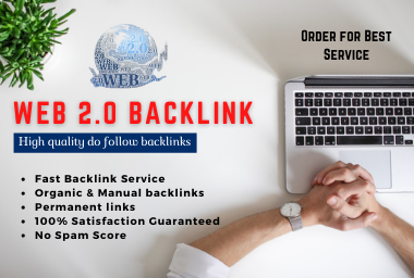 I will build web 2 0 high authority backlinks manuall...