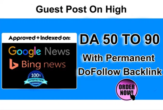3 Guest Post On High Da News Blog With Dofollow Backl...