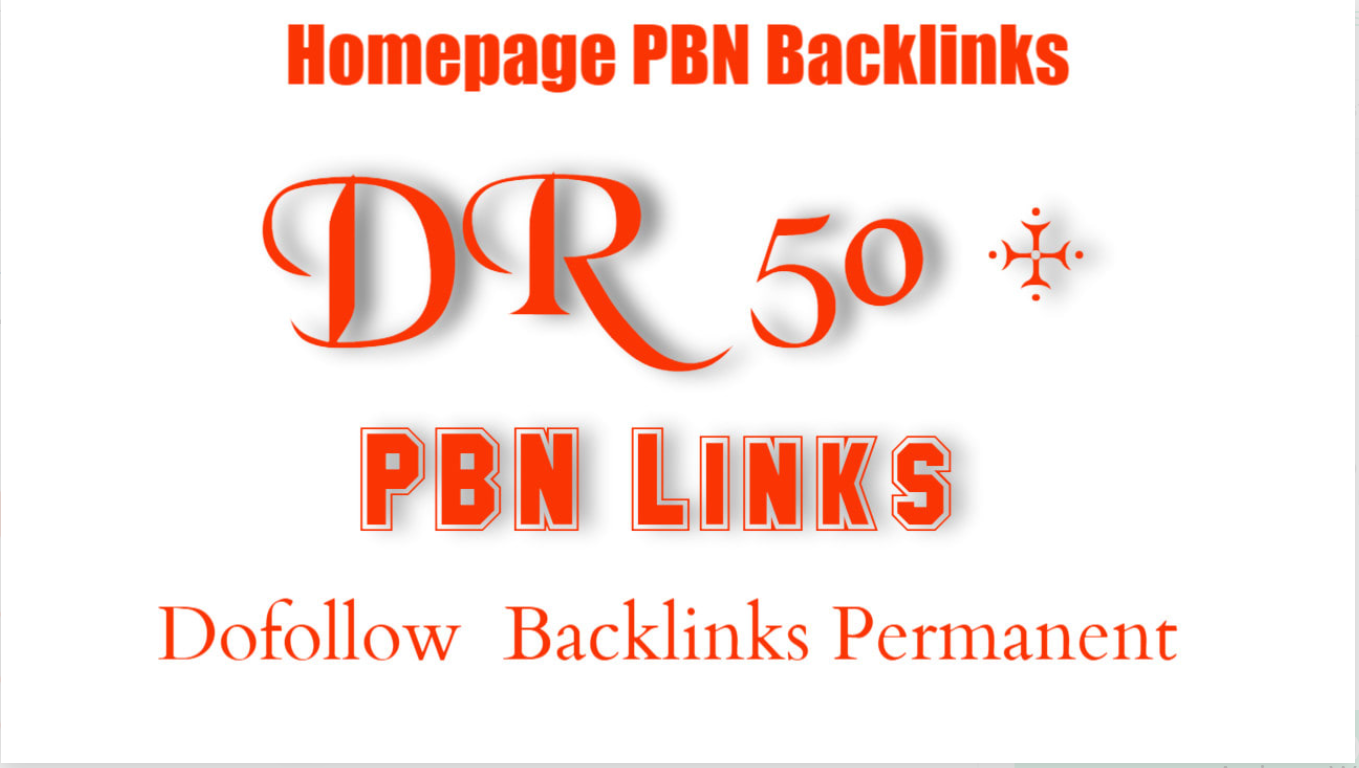 I will give you 5 High DR 50+ PBN backlinks