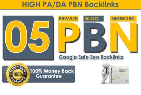 Build 5 Homepage PBN DA 50 Plus High Quality Permanen...