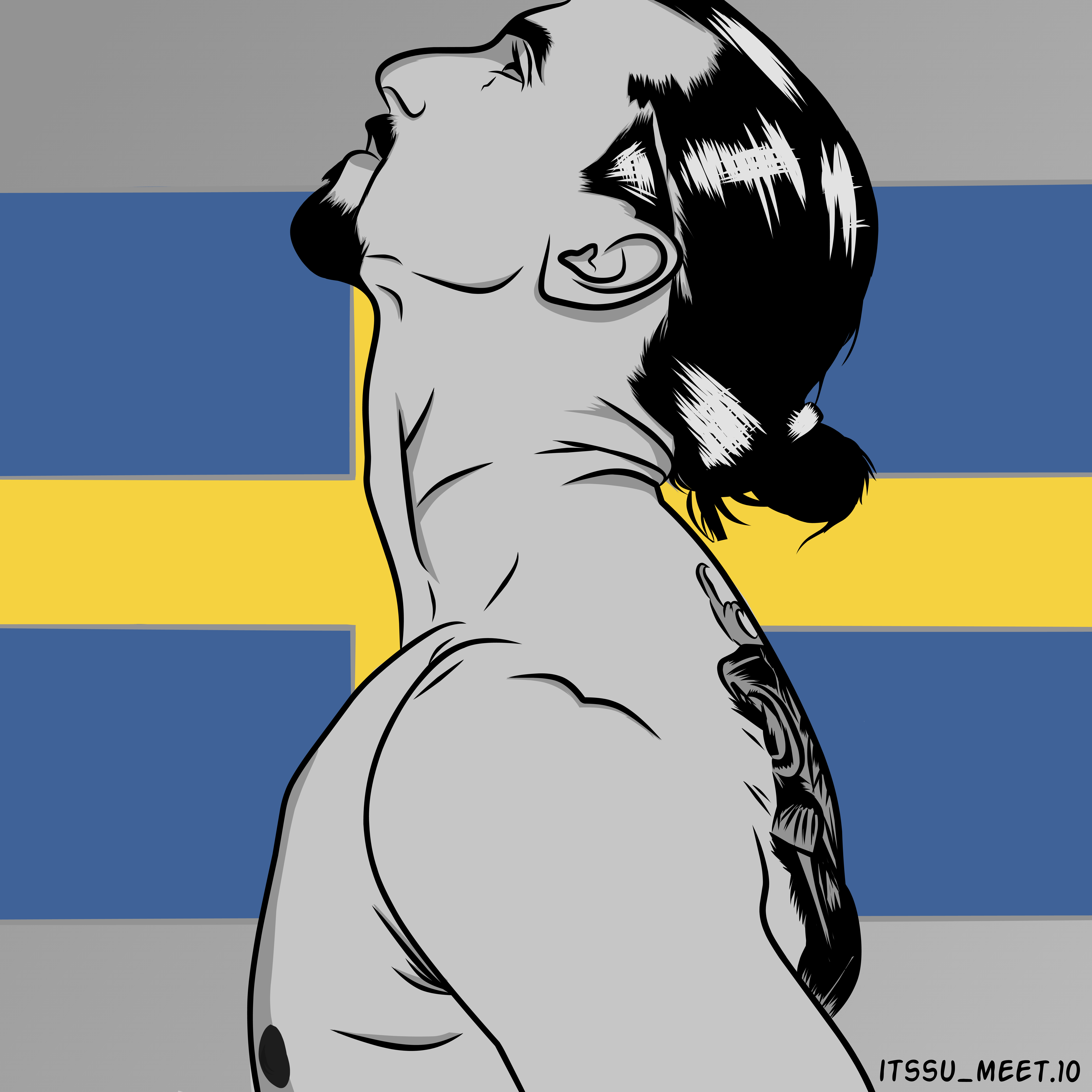 The Zlatan Ibrahimovic digital art by itssu meet.10