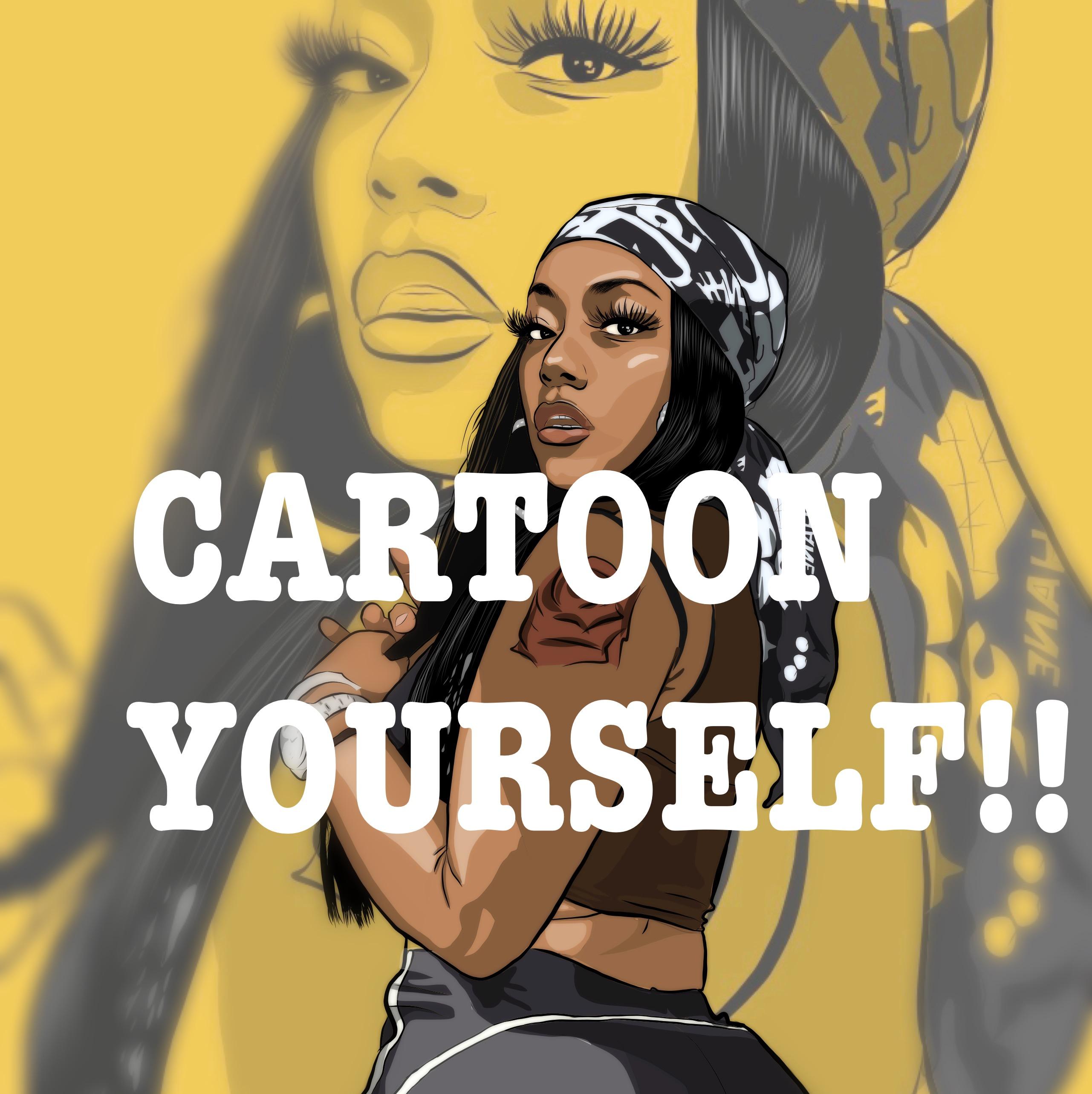 Cartoon yourself or anyone by providing your own pict...