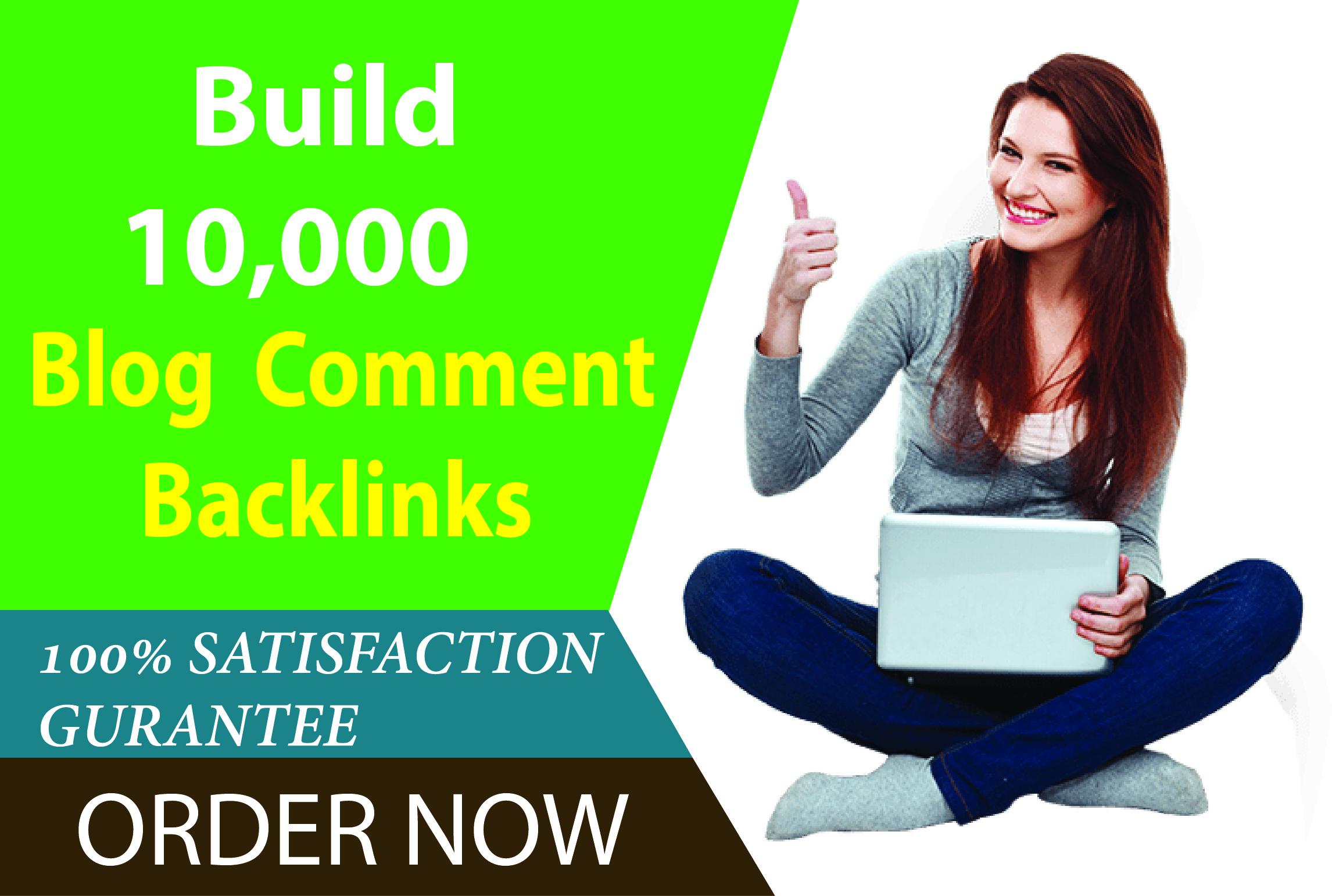 I will create 10,000 blog comments SEO backlinks for ...