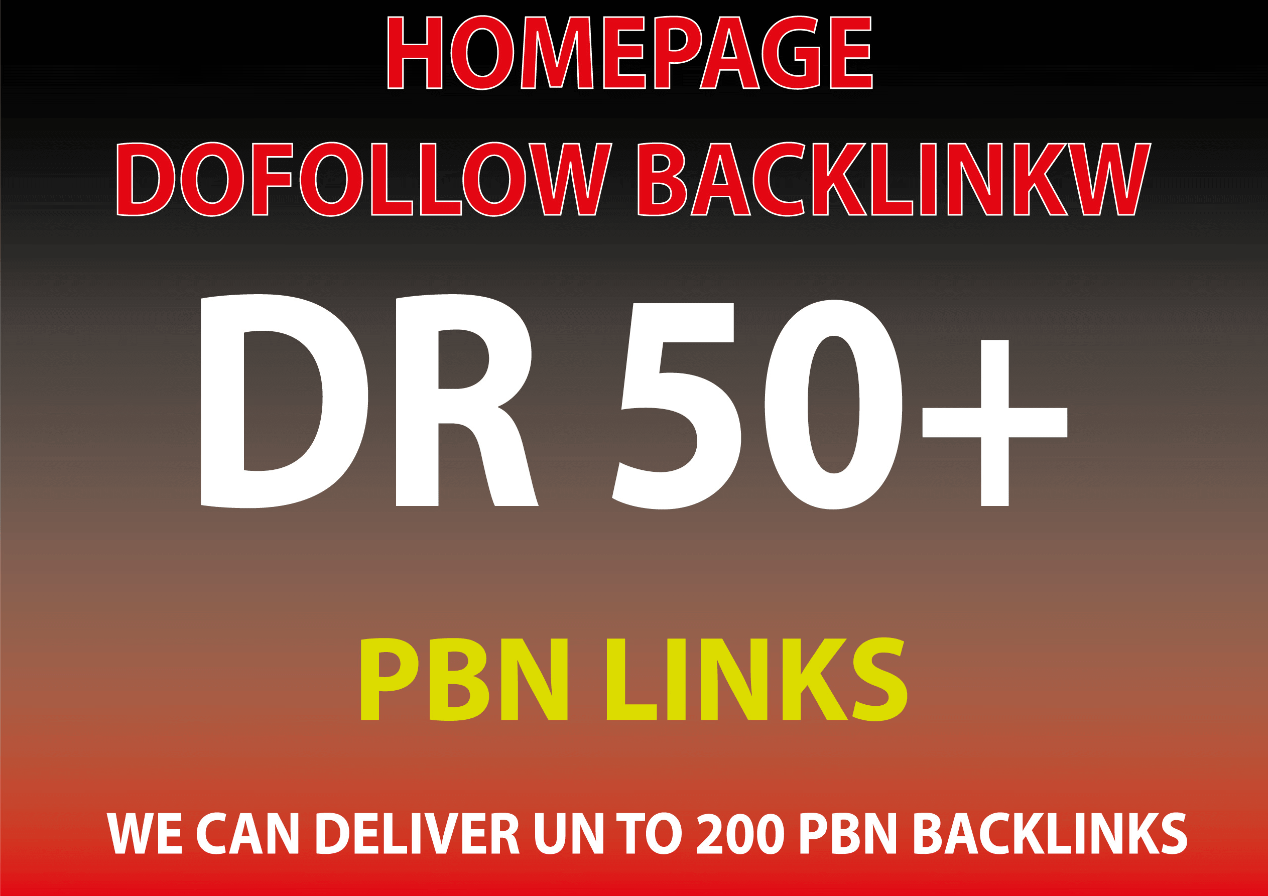 I will do 15 High DR 50+ homepage DoFollow pbn Backli...