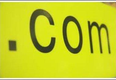 find For You 5 VALUABLE com Domain Names and Complete...
