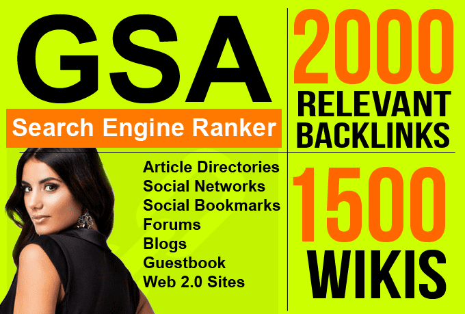 do GSA uniques pa da cf tf backlinks to sites youtube...