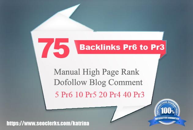 provide manually 75 dofollow permenent backlinks that...