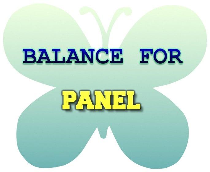 Balance for the panel - fee applies if not affiliate
