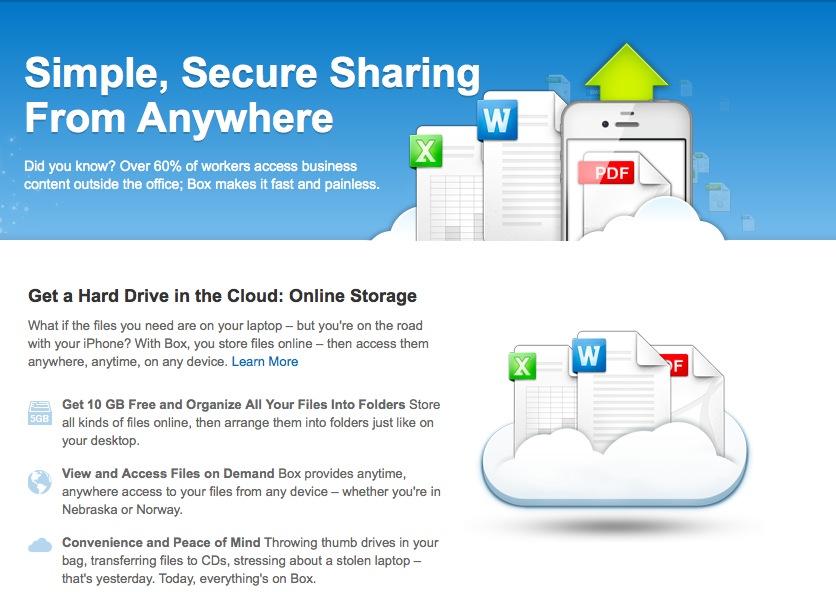 Expand your Box. com account to 50GB