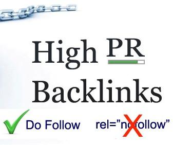 Manually Create High Quality Dofollow backlinks 10PR8...