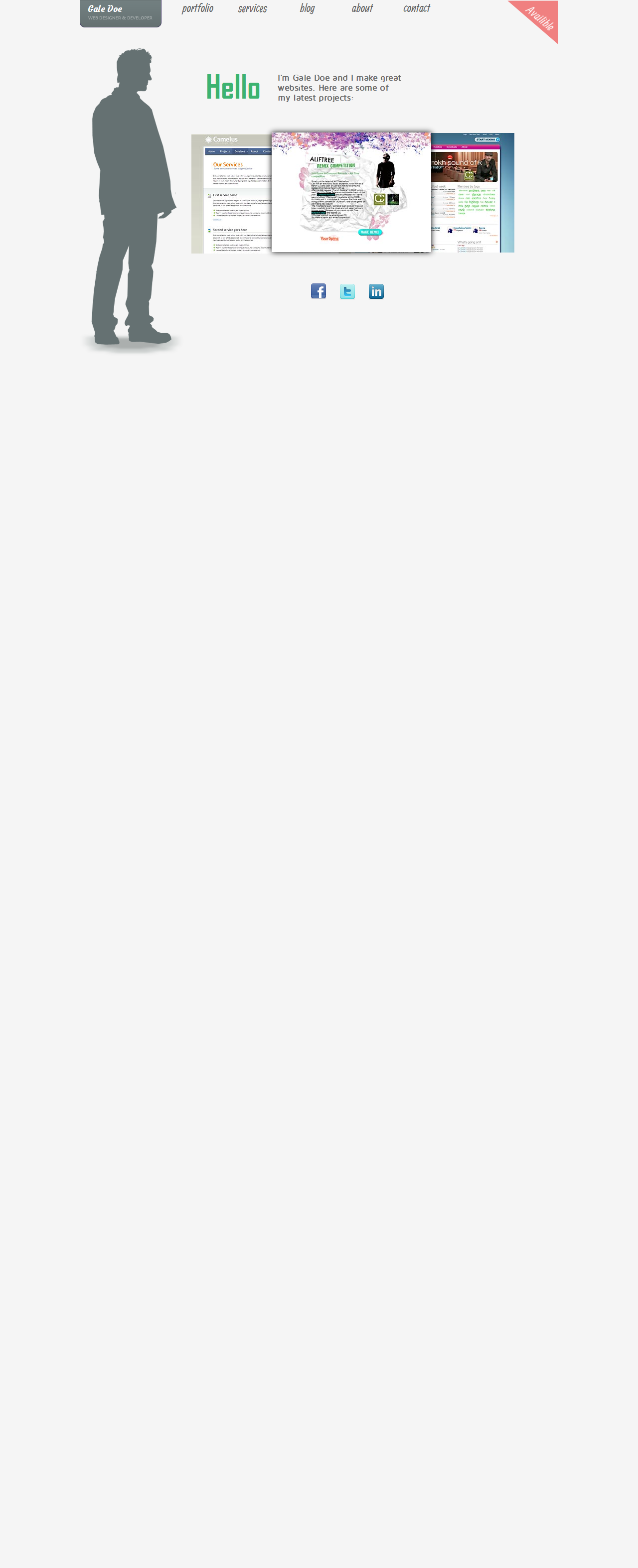 Simfolio A simple html5 portfolio template built by A...