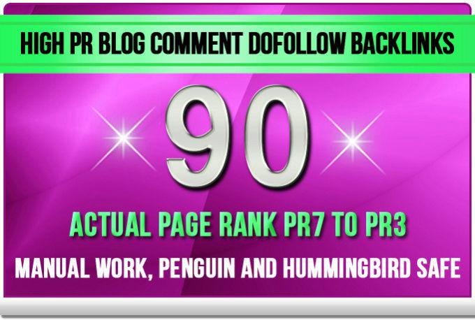 Make 90 High DA SEO Blog Commenting Backlinks For Adu...