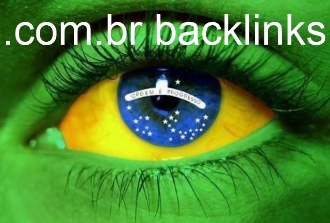 do 150 backlinks on Brazilian com br blog domains
