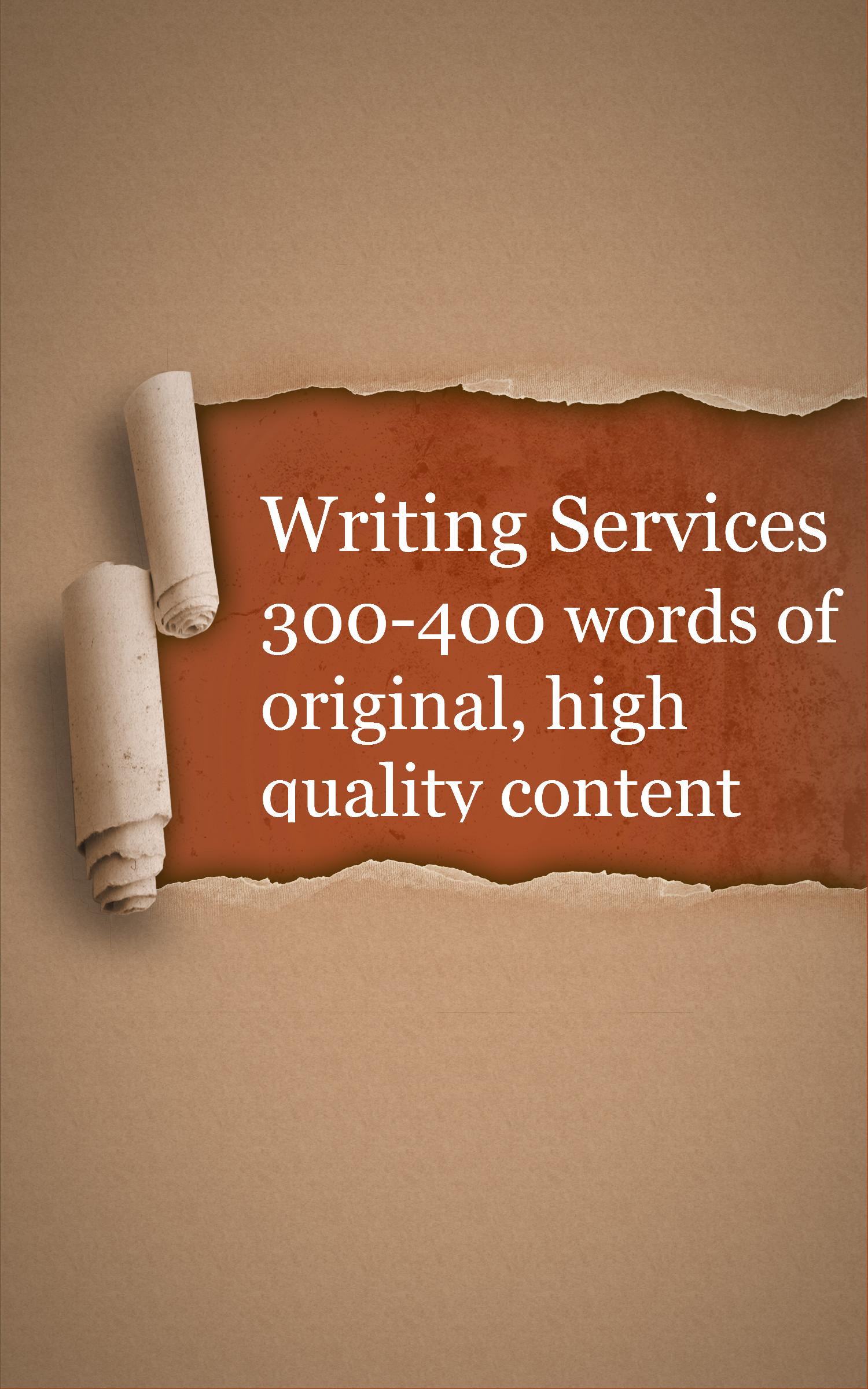 I will write 300 to 400 words of blog or website cont...