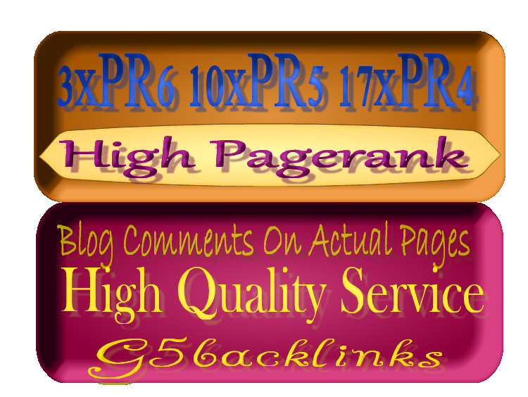 35 Best Quality Dofollow High PR Actual Pages